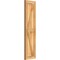 Ekena Millwork Framed Board-n-Batten Shutters w/Z-Bar, Rough Sawn Western Red Cedar, 10 3/4W x 43H, PR RBF06Z11X043RWR - alternate 2